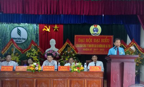 Công đoàn Cao su Hương Khê – Hà Tĩnh: Chia sẻ khó khăn, đồng hành cùng doanh nghiệp
